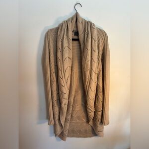 Love Stitch Cozy Tan Knit Cardigan